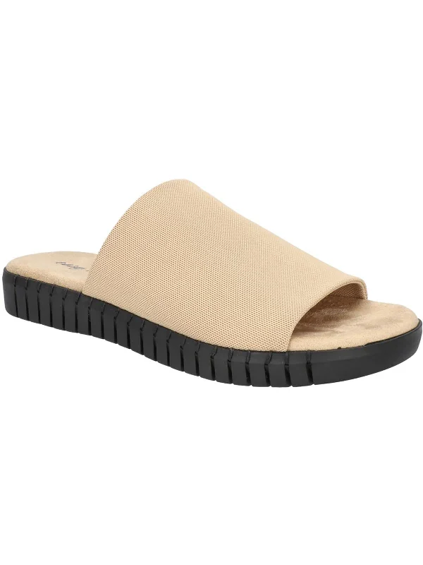 Akeyla   Womens Stretch Comfort Insole Slide Sandals