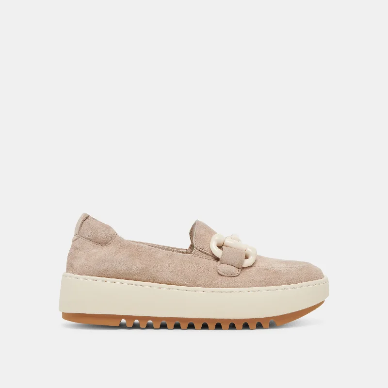 ANDRES SNEAKERS TAUPE SUEDE