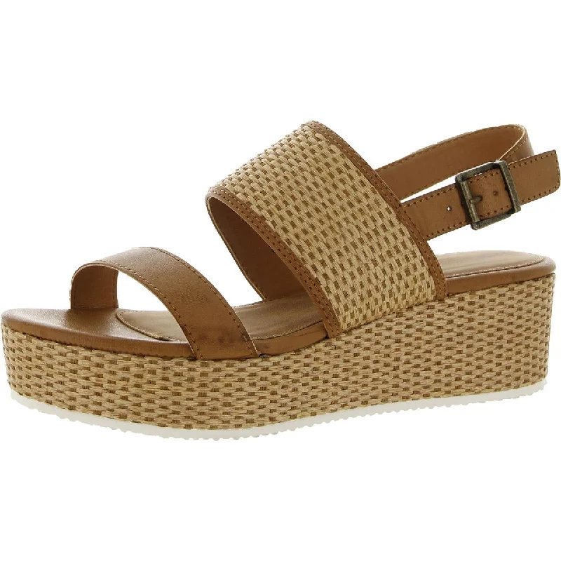 B.O.C. Womens Aisley Woven Slingback Wedge Sandals