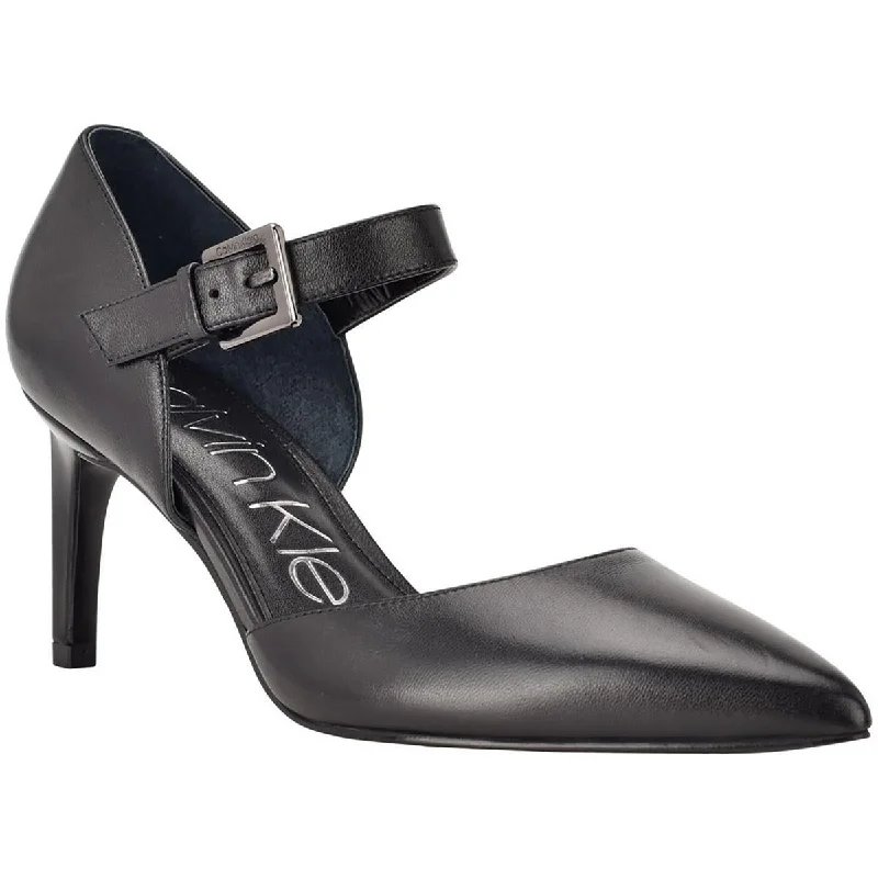 Calvin Klein Womens Sekin Buckle Dressy D'Orsay Heels