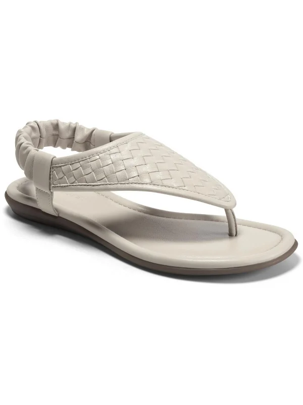 Chester Womens Woven Slip On Flip-Flops