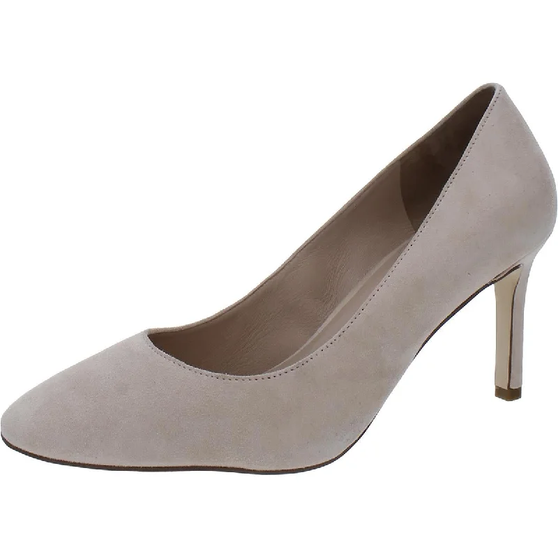 Cole Haan Womens Gabbie Faux Suede Pumps