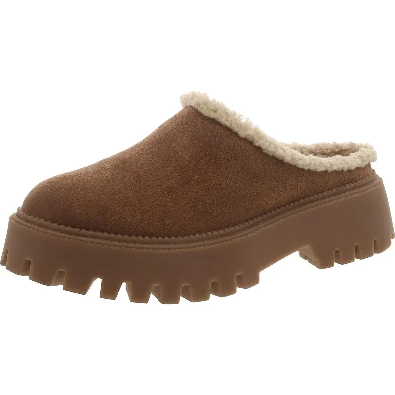 Dolce Vita Womens Faux Suede Slip On Clogs