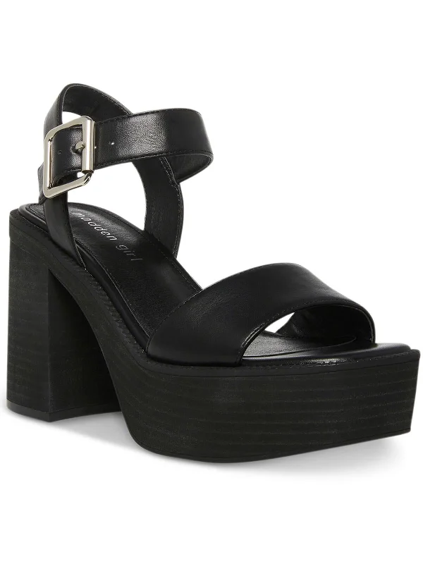 Grandview Womens Ankle Strap Block Heel Platform Sandals