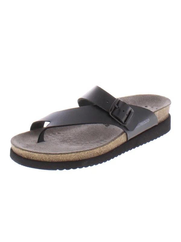 Helen Womens Buckle Thong Sandals