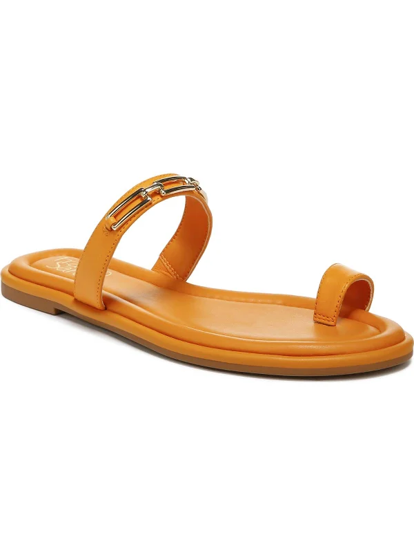 Jade Womens Toe Loop Slip On Pool Slides