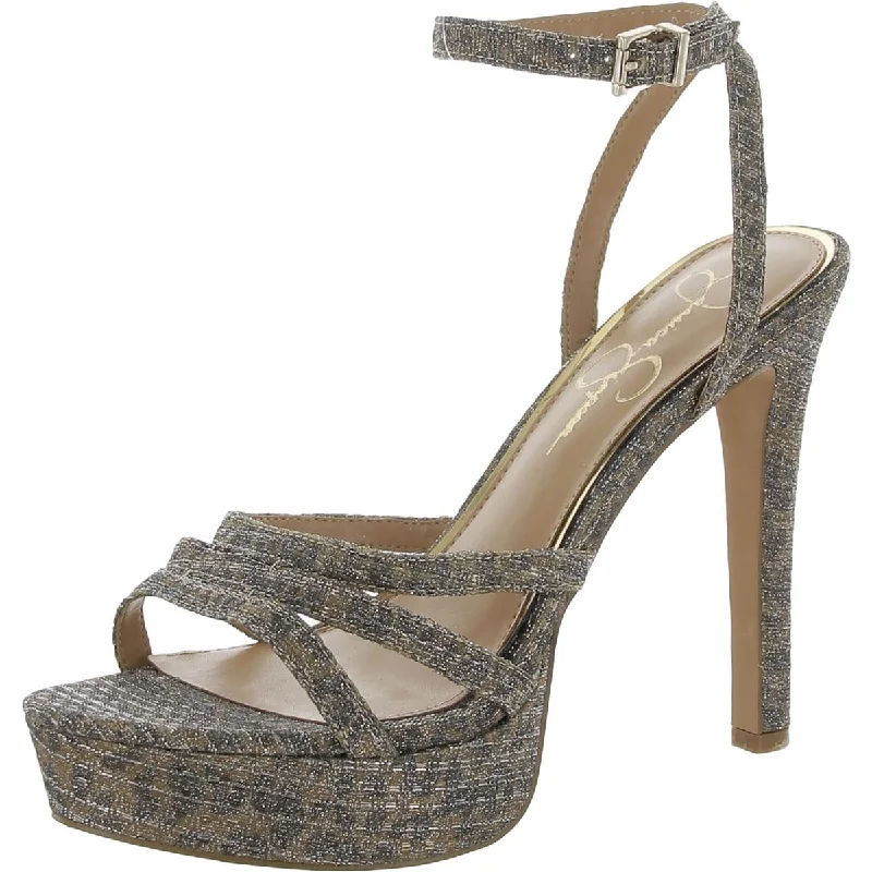 Jessica Simpson Womens Balina 2 Strappy Dressy Platform Heels