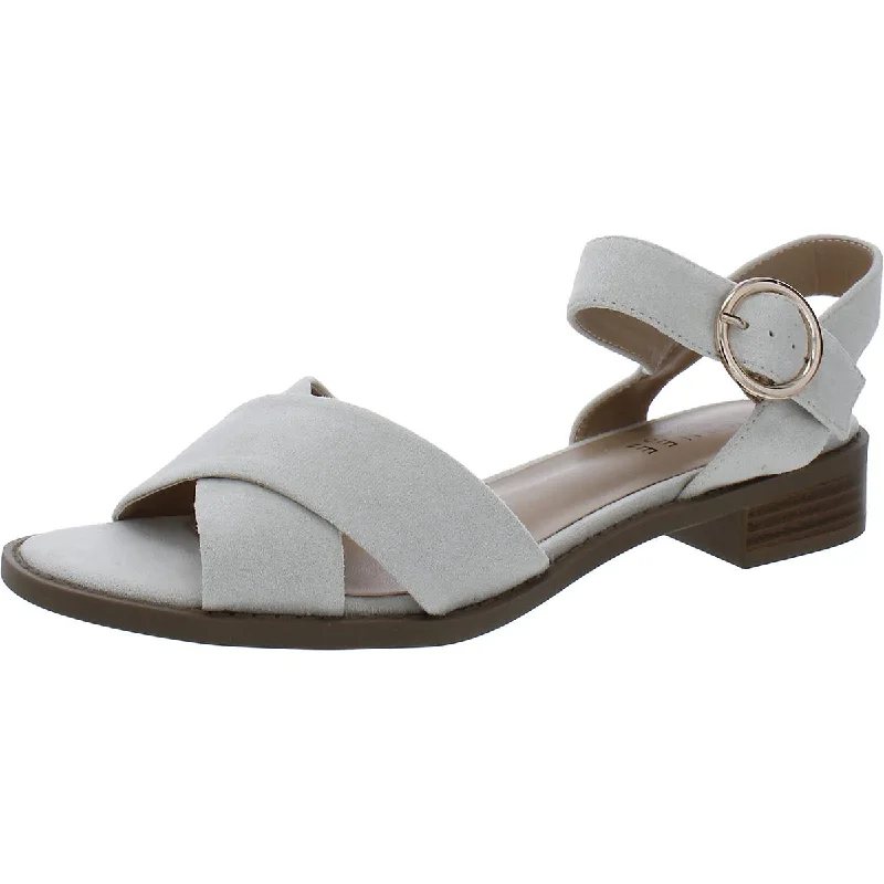 Journee Collection Womens Ankle Strap Buckle Slingback Sandals