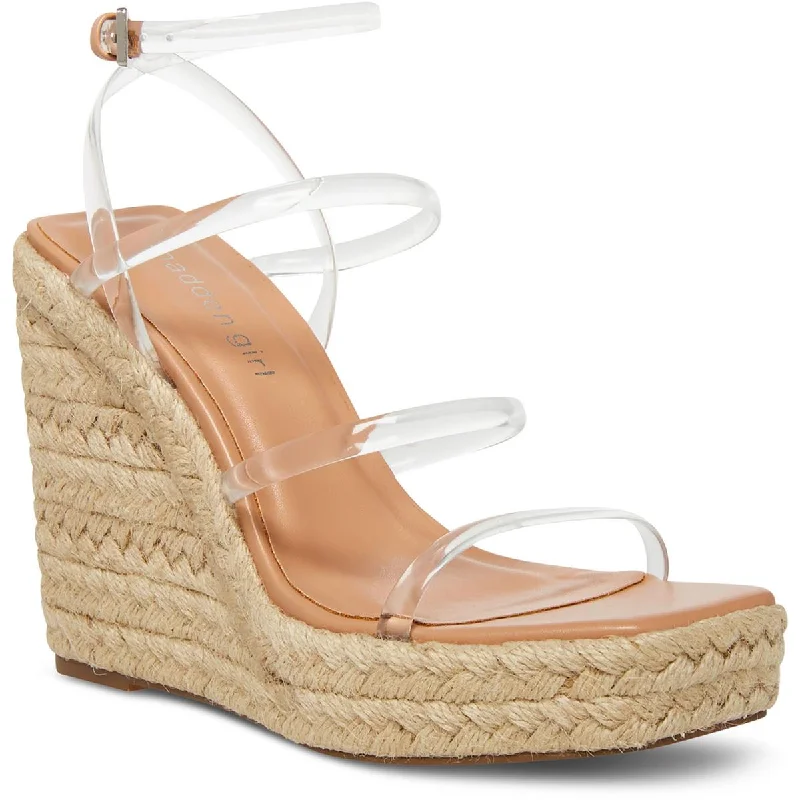 Madden Girl Womens Hillarie Wedge Strappy Espadrilles