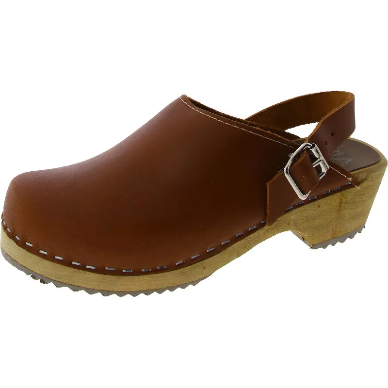 MIA 1976 Womens Leather Casual Clogs