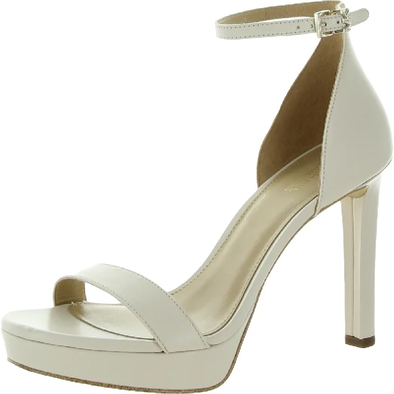 MICHAEL Michael Kors Womens Comfort Insole Ankle Strap Heel Sandals