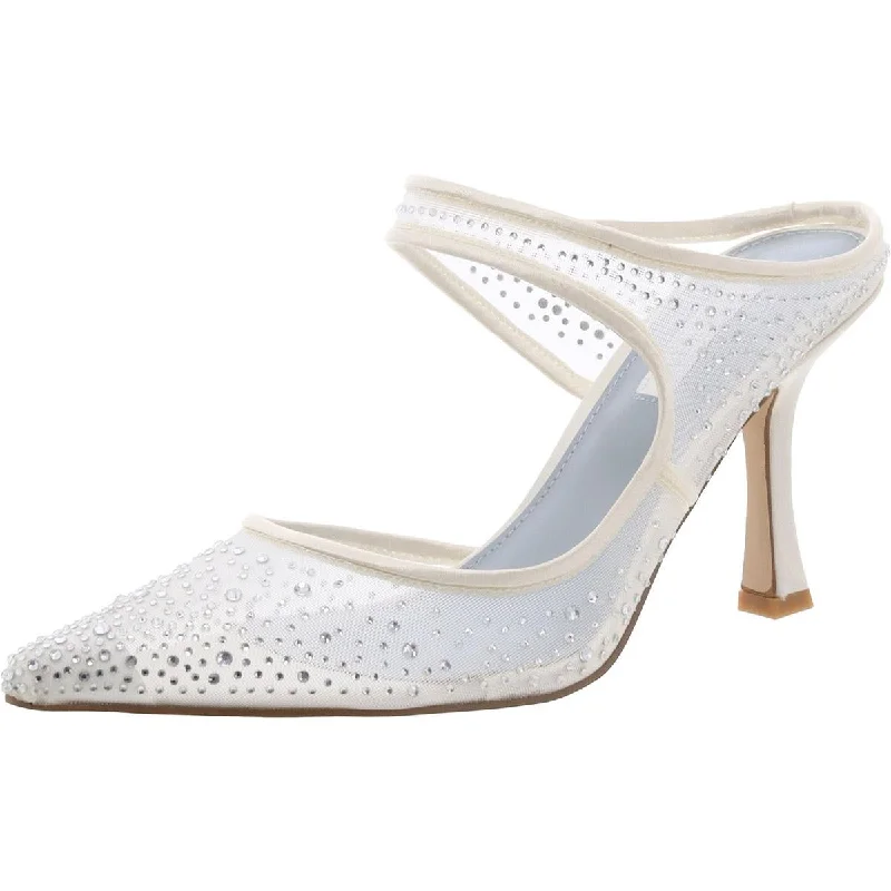 Nine West Womens WN Saren 2 Mesh Embellished Pumps