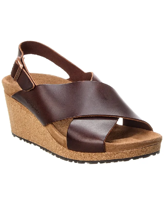 Papillio by Birkenstock Samira Narrow Leather Wedge Sandal