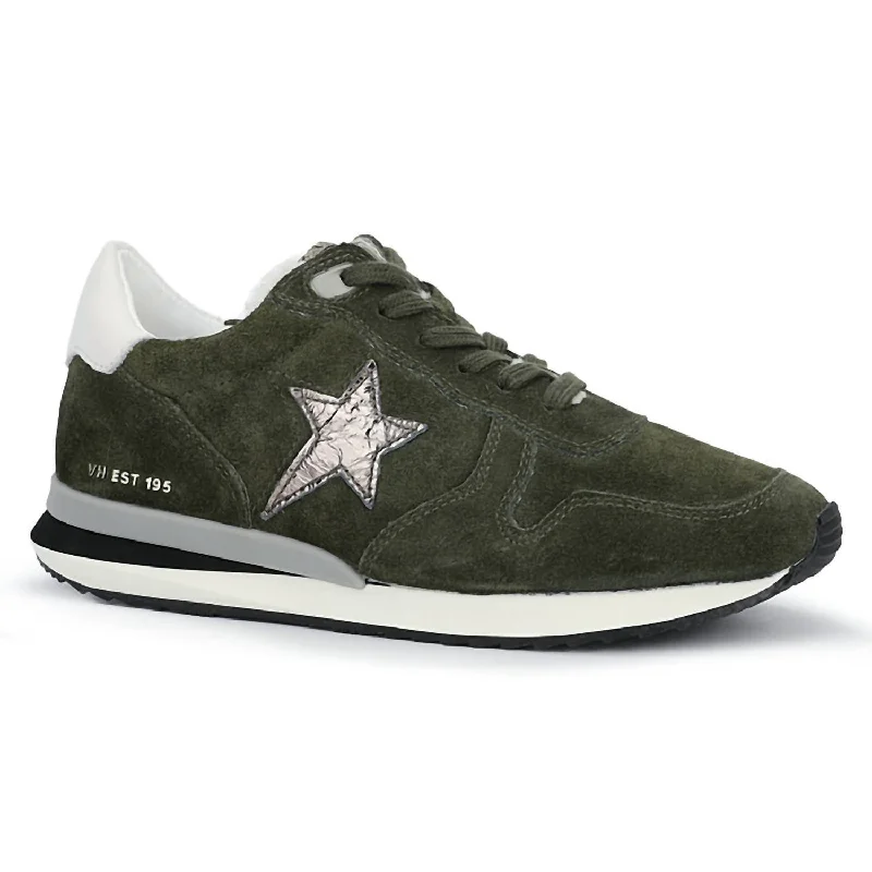 Rock Star Sneakers In Olive