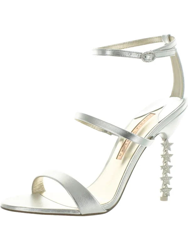 Rosalind  Womens Metallic Strappy Heels