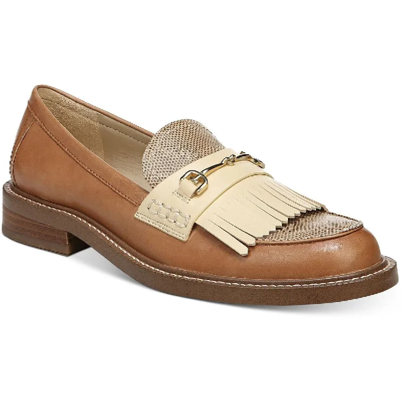 Sam Edelman Womens Cammi Leather Fringe Loafer Heels