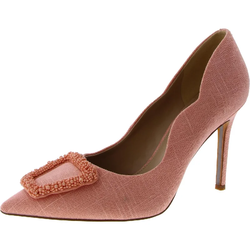 Sam Edelman Womens Scalloped Beaded Pumps