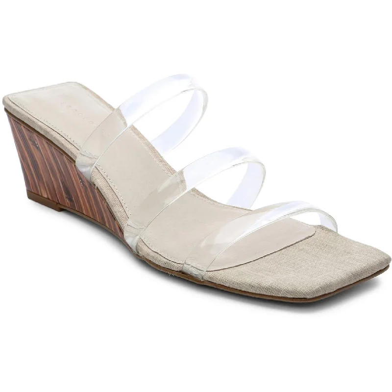 Sanctuary Womens Klique Casual Slip On Wedge Sandals