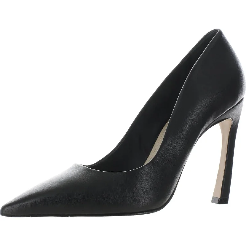 Schutz Womens Pilar Leather Pointed Toe Pumps