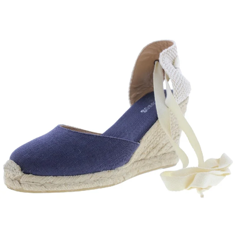 Soludos Womens Canvas Espadrille Wedge Heels