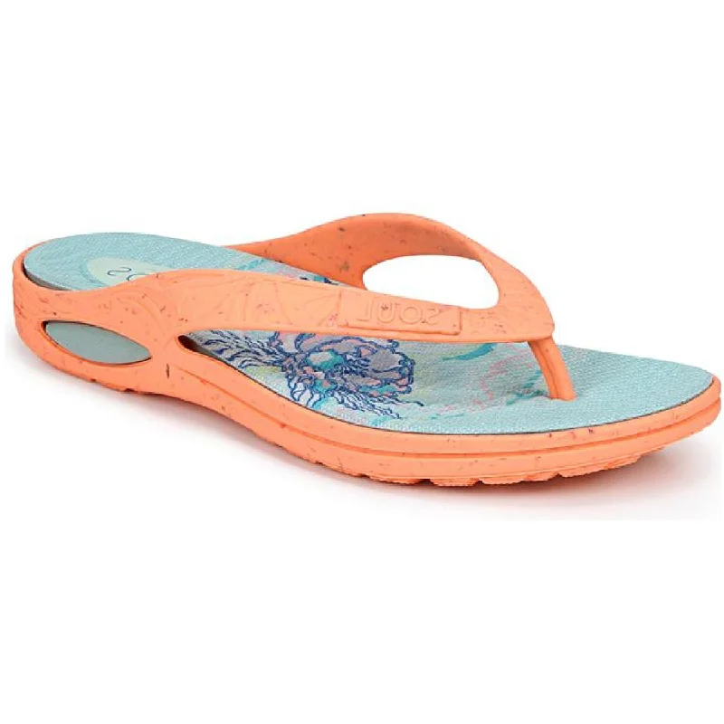 SOUL Naturalizer Womens Affinity Eco Friendly Natural Comfort Thong Sandals