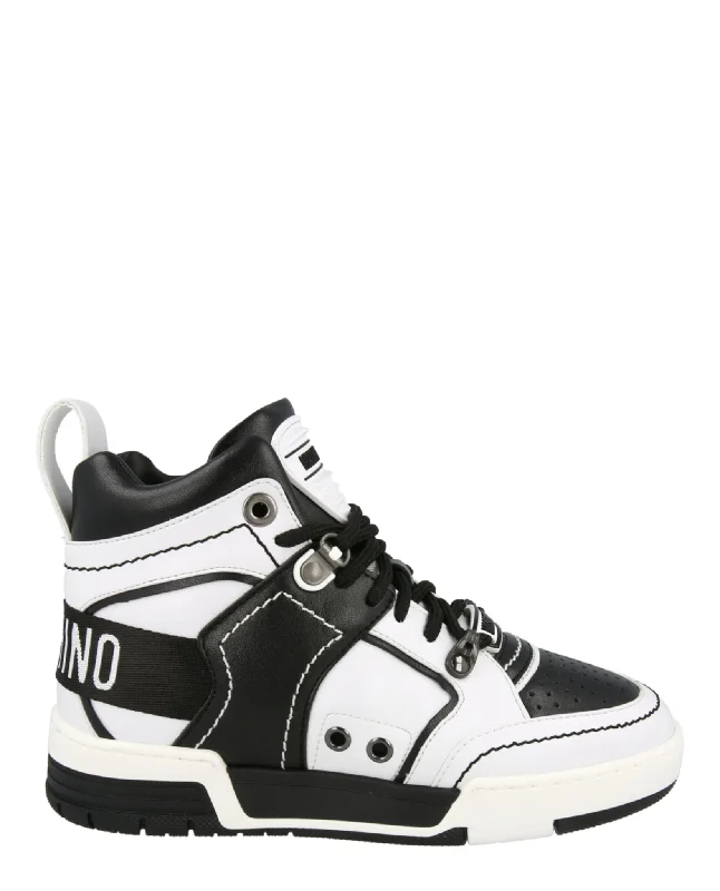 Streetball Asymmetrical High-Top Sneakers