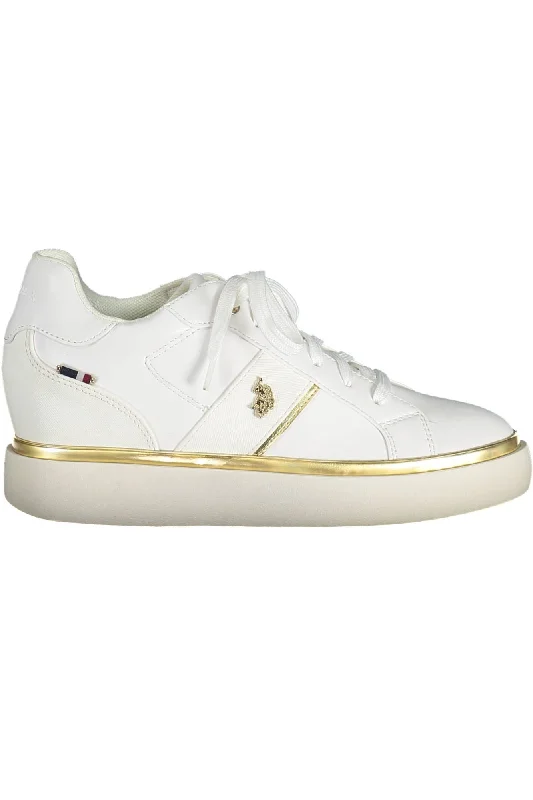 U.S. POLO ASSN. Chic  Lace-Up Sneakers with Logo Women's Detail