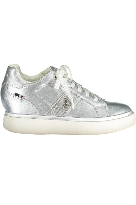 U.S. POLO ASSN.  Lace-Up Sports Sneakers with Logo Women's Detail