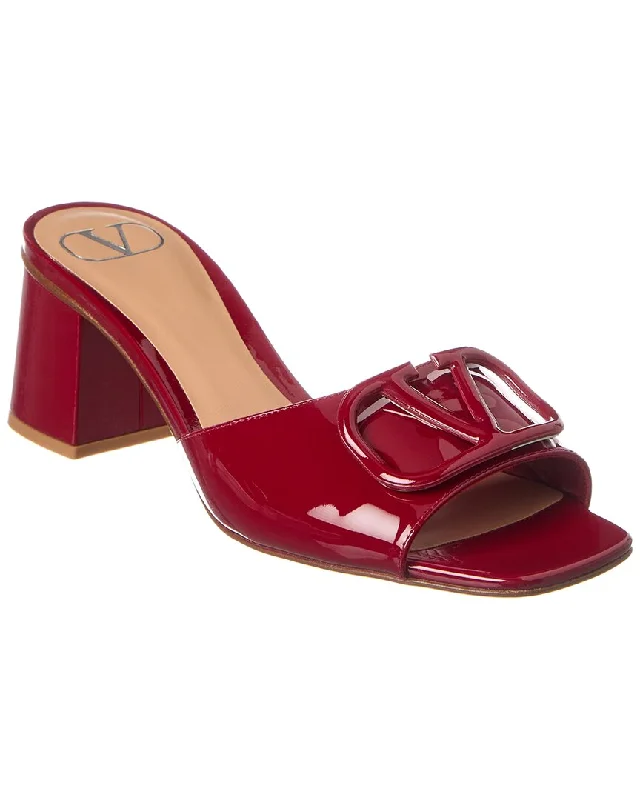 Valentino VLogo 60 Patent Sandal