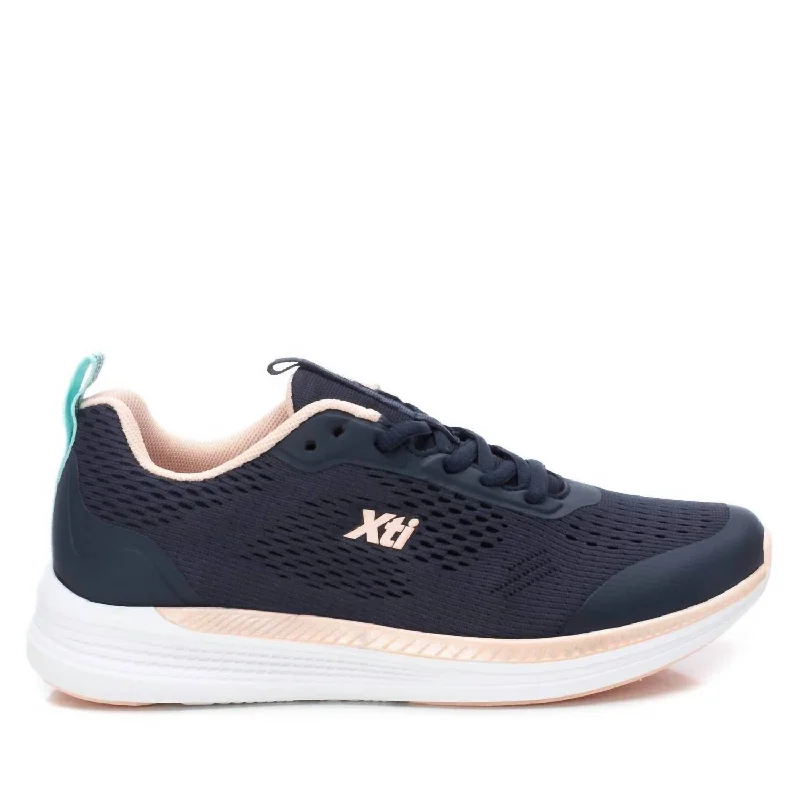 Women's Sneakers In Navy Blue