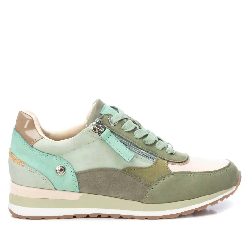 Women's Trainer Sneakers In Aqua