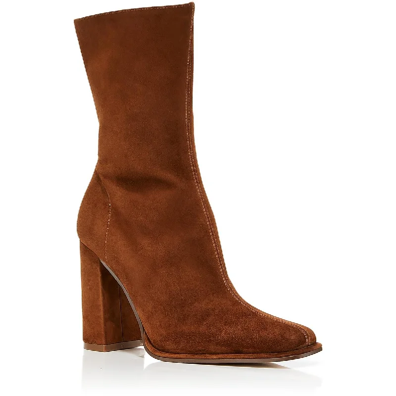 Aqua Womens Law  Suede Pull On Booties