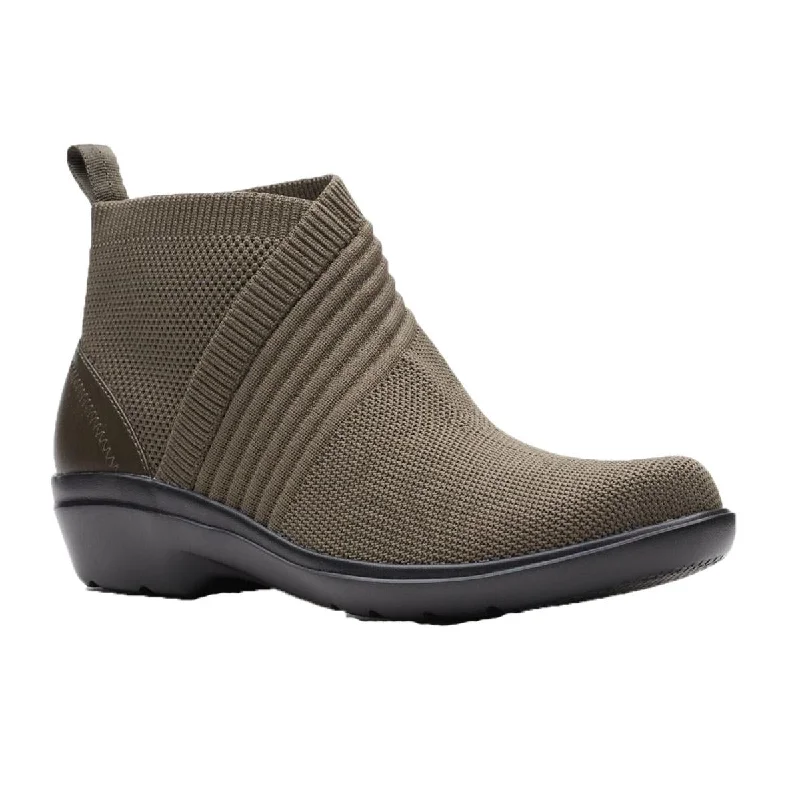 Clarks Womens Sashlyn Pull On Casual Ankle Boots