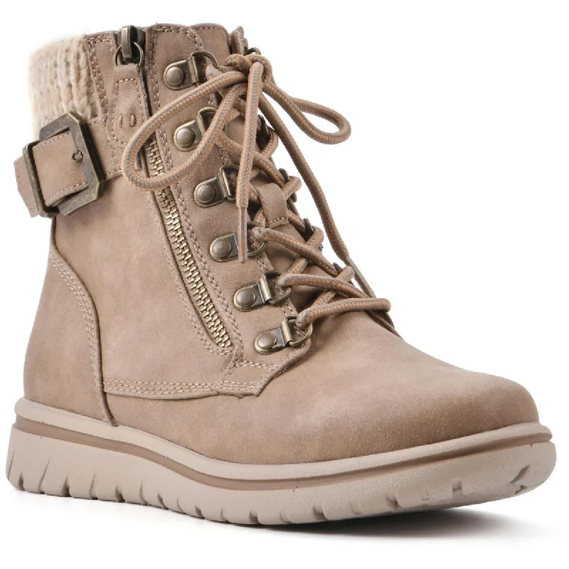 Cliffs by White Mountain Womens Hearty Ankle Outdoors Combat & Lace-up Boots