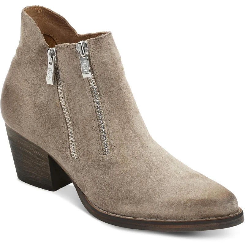 DKNY Womens Kieran Pointed Toe Ankle Boots