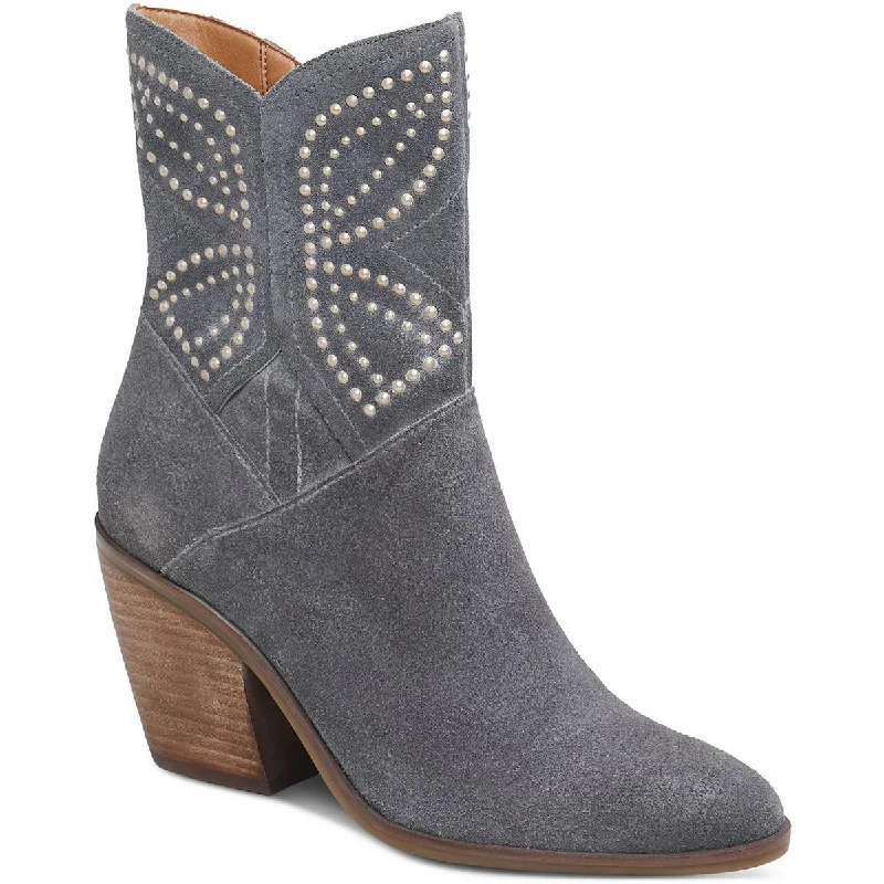 Lucky Brand Womens Lakelon Suede Cowboy, Western Boots