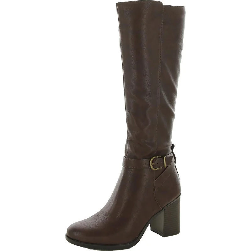 Naturalizer Womens Joslynn Faux Leather Knee-High Boots