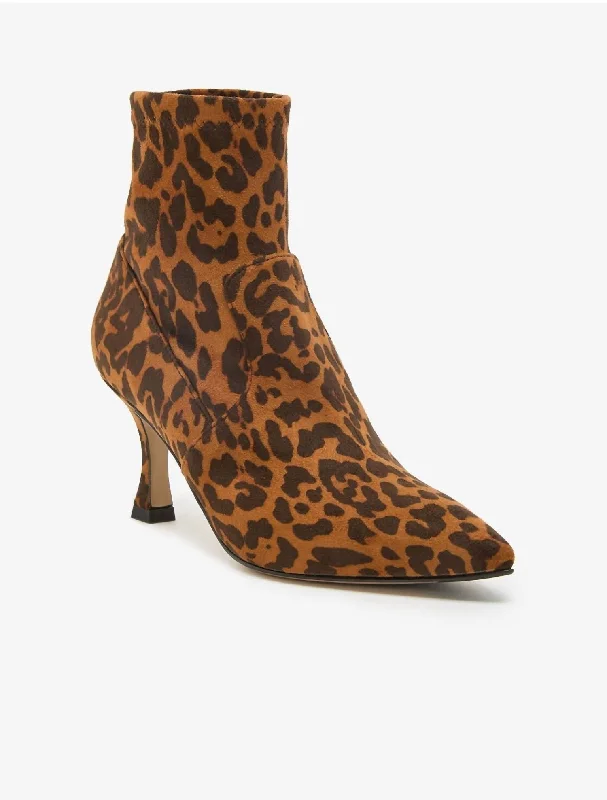 Animal Print Suede Boot