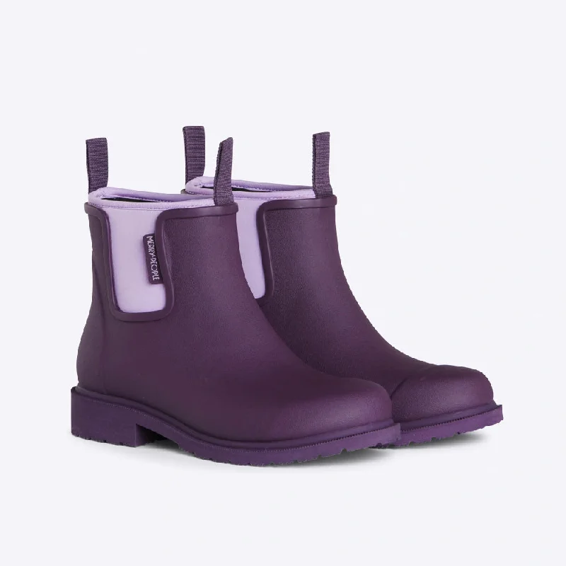 Bobbi Rain Boot in Grape from Merry People