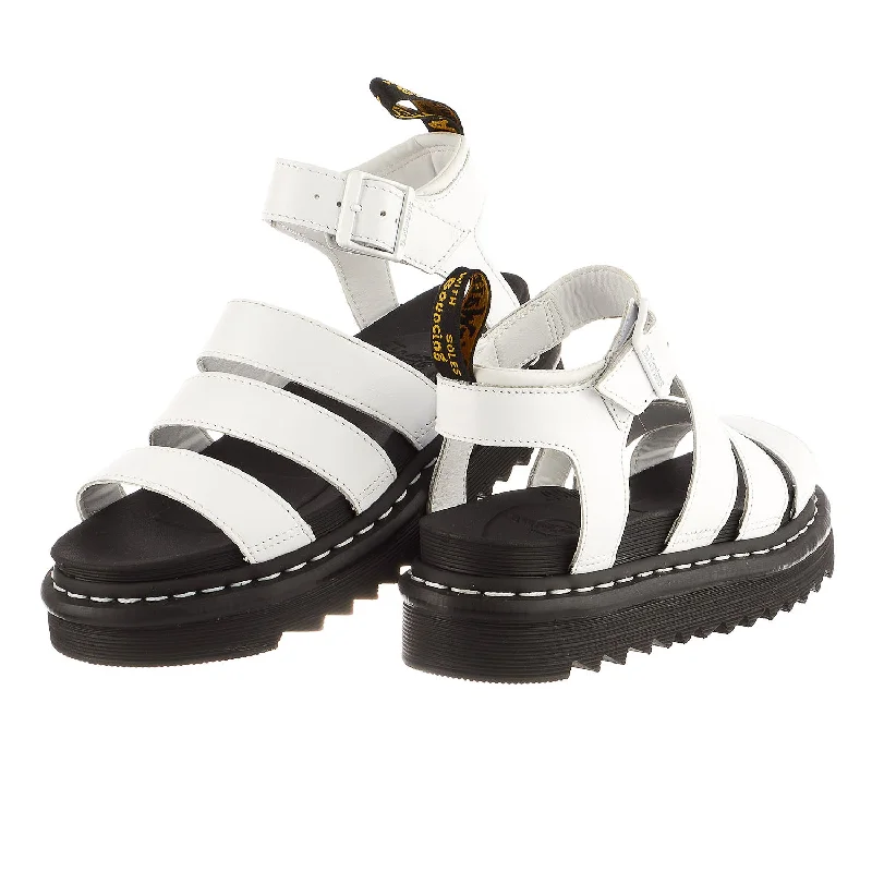 Dr. Martens Women's Blaire White Fisherman Sanda