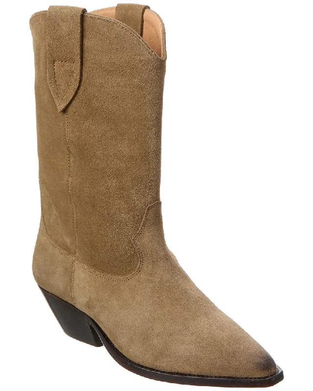 Isabel Marant Duerto Suede Cowboy Boot