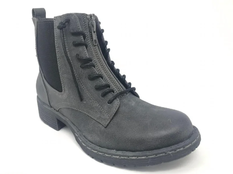 Old Times Combat Boot In Gray