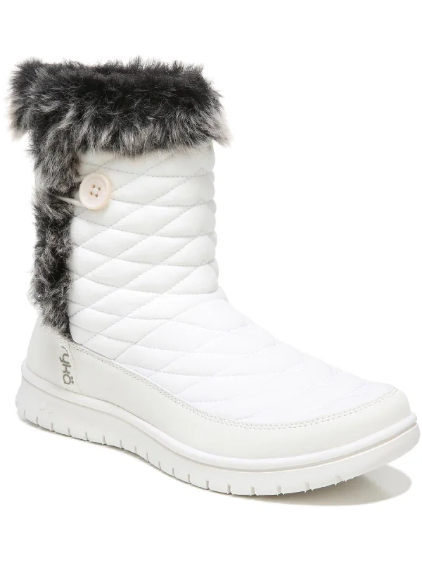 Shiver Womens Cold Weather Quilted Winter & Snow Boots