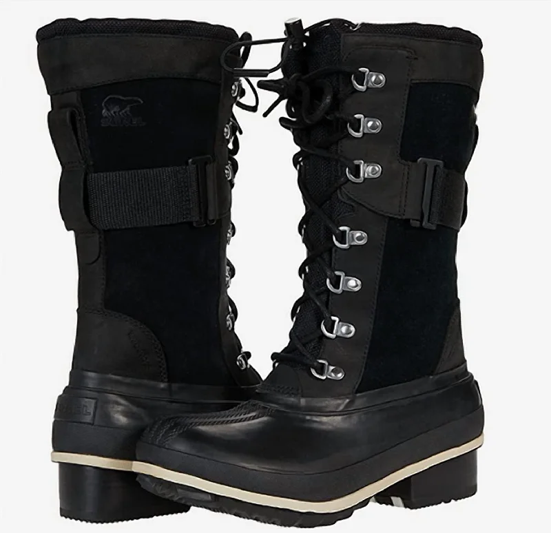 Slimpack Ii Tall Boot In Black Ancient Fossil