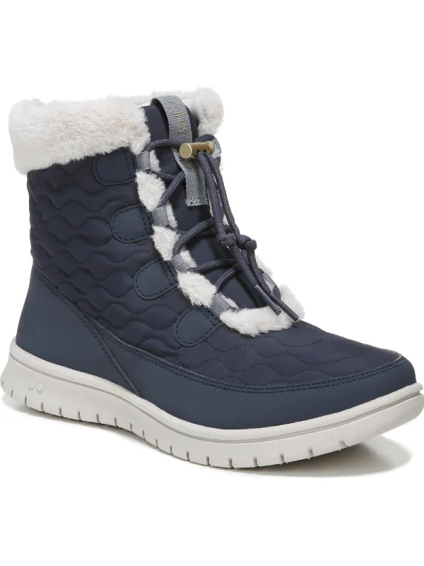 Snowbound Womens Quilted Nylon Comfort Hiking Boots