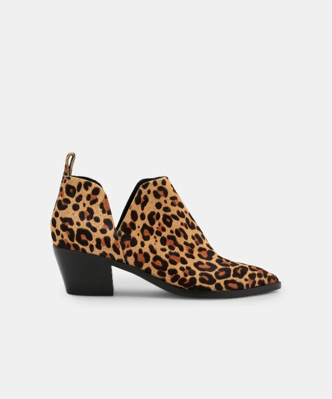 SONNI BOOTIES DARK LEOPARD