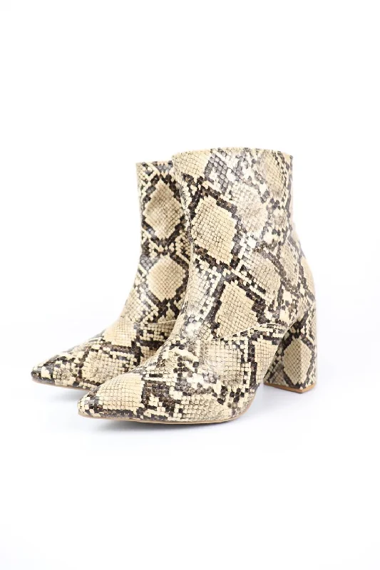 Sophia Boots In Snake