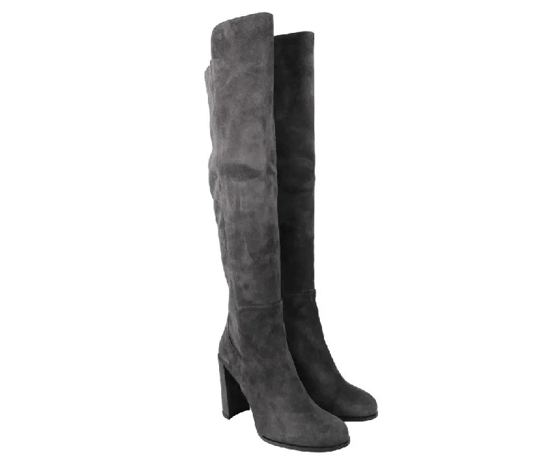 Stuart Weitzman Women's Alljill Suede Over The Knee Boot