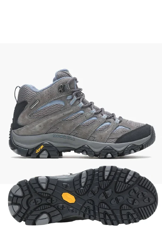 Women's Moab 3 Waterproof Hiking Shoes In Granite