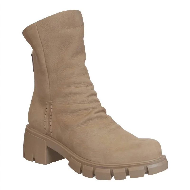 Women's Protocol Boots In Beige